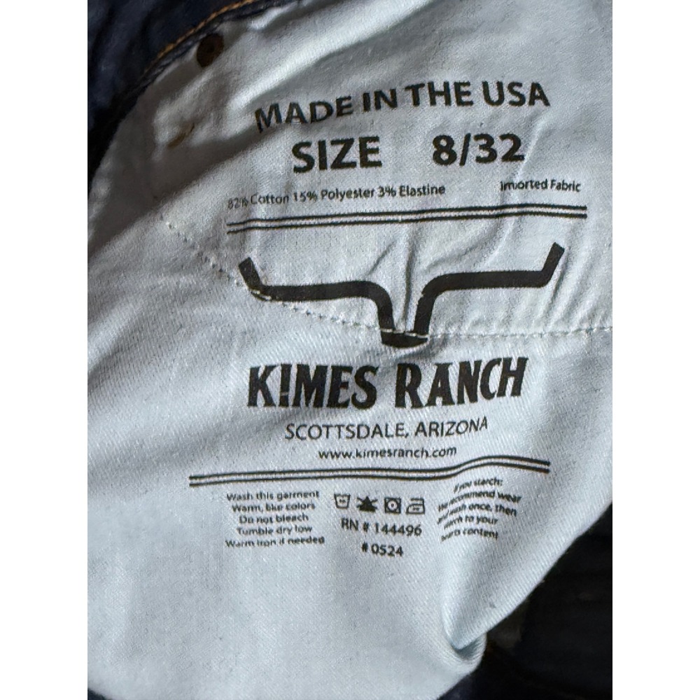 Kimes Ranch Jeans Women Size 8/32 Blue Denim Sarah Jeans Straight Leg Mid Rise - Picture 6 of 10